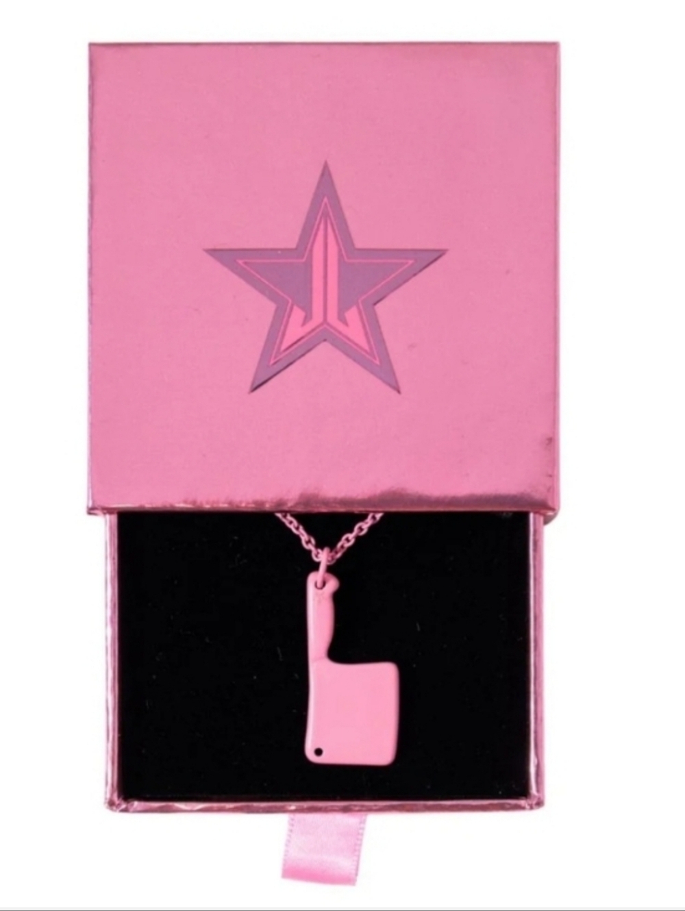 Pink Cleaver Necklace - Picture 2 of 2